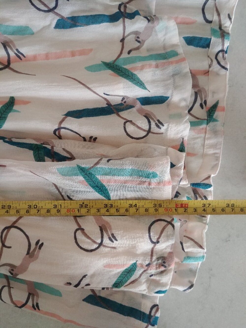 Emily and Fin swinging monkeys button down dress Small - Picture 12 of 16